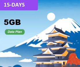 Japan 15 Days 5GB Data Package