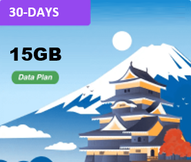 Japan 30 Days 15GB Data Package