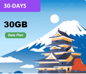 Japan 30 Days 30GB Data Package